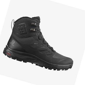 Salomon OUTBLAST THINSULATE™ CLIMASALOMON™ WATERPROOF Zimne Cizmy Damske Čierne | SK 3012XYU